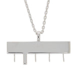 Sterling Silver Semi Mount Pendant Setting Round RD 3x3mm for Pearl - Syzjewelry